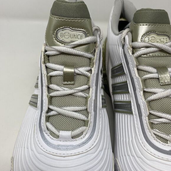 2008 Adidas Megabounce Sneakers Shoes Men\'s Size 11.5 White /Gray / Olive 054292 main image 14